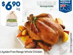 Foodland Lilydale Free Range Whole Chicken offer