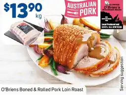 Foodland O Briens Boned & Rolled Pork Loin Roast offer