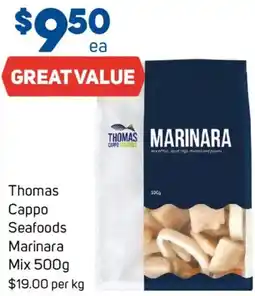 Foodland Thomas Cappo Seafoods Marinara Mix offer
