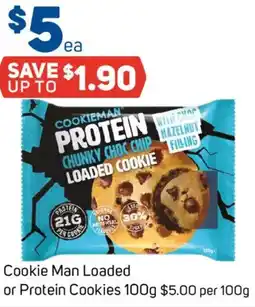 Foodland Cookie Man Loaded or Protein Cookies offer