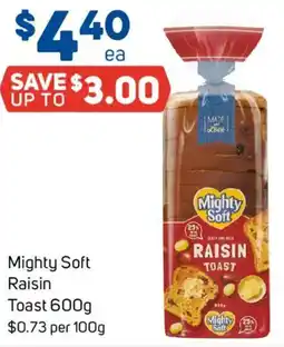 Foodland Mighty Soft Raisin Toast offer