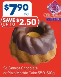 Foodland St. George Chocolate or Plain Marble Cake offer