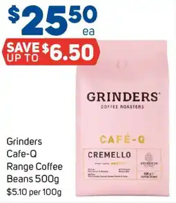 Foodland Grinders Cafe Q Range Coffee Beans offer
