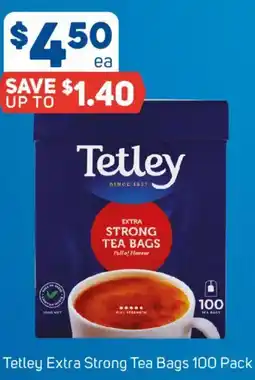 Foodland Tetley Extra Strong Tea Bags offer
