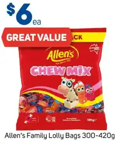 Foodland Allen's Family Lolly Bags offer