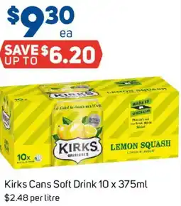Foodland Kirks Cans Soft Drink offer
