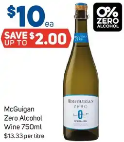 Foodland McGuigan Zero Alcohol Wine offer