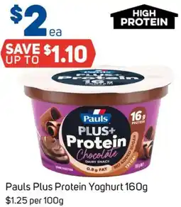 Foodland Pauls Plus Protein Yoghurt offer