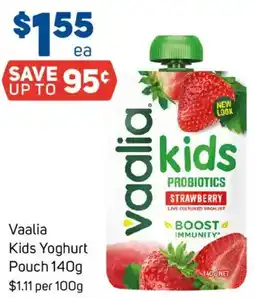 Foodland Vaalia Kids Yoghurt Pouch offer