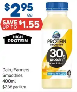 Foodland Dairy Farmers Smoothies offer