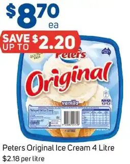 Foodland Peters Original Ice Cream offer