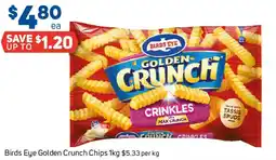 Foodland Birds Eye Golden Crunch Chips offer
