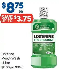 Foodland Listerine Mouth Wash offer