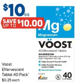 Foodland Voost Effervescent Tablet offer