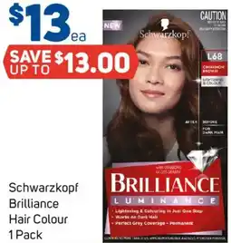 Foodland Schwarzkopf Brilliance Hair Colour offer