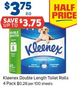 Foodland Kleenex Double Length Toilet Rolls offer