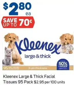 Foodland Kleenex Large & Thick Facial Tissues offer