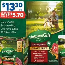 Foodland Nature's Gift Grainfree Dry Dog Food offer