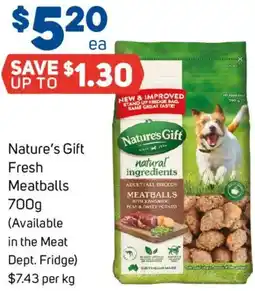 Foodland Nature's Gift Fresh Meatballs offer