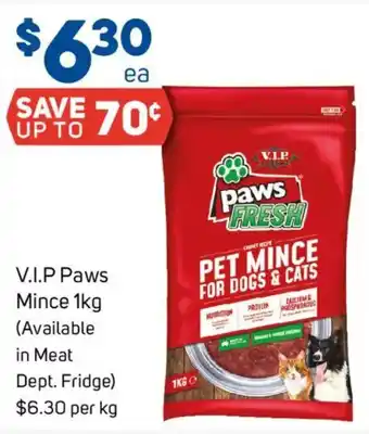 Foodland V.I.P Paws Mince offer