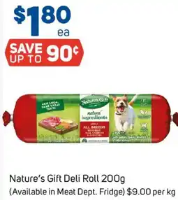 Foodland Nature's Gift Deli Roll offer