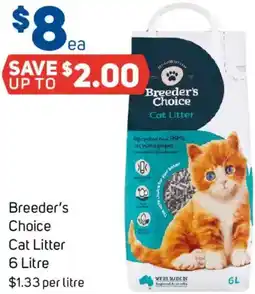 Foodland Breeder's Choice Cat Litter offer