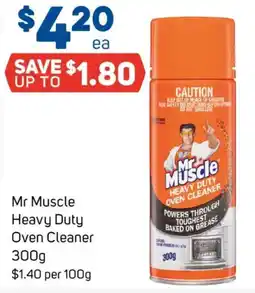 Foodland Mr Muscle Heavy Duty Oven Cleaner offer