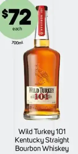 Foodland Wild Turkey 101 Kentucky Straight Bourbon Whiskey offer