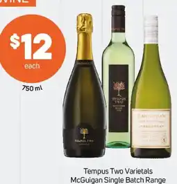 Foodland Tempus Two Varietals McGuigan Single Batch Range offer