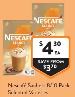 Foodworks Nescafé Sachets offer