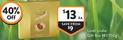 Foodworks Lindt Lindor Gift Box offer