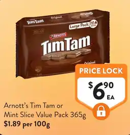 Foodworks Arnott's Tim Tam or Mint Slice Value Pack offer
