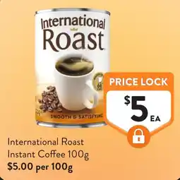 Foodworks International Roast Instant Coffee offer