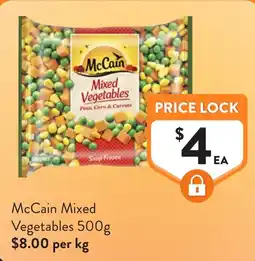 Foodworks McCain Mixed Vegetables offer