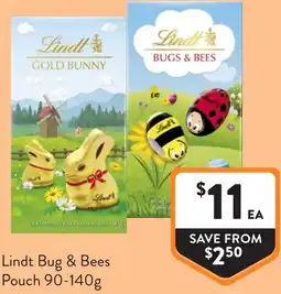 Foodworks Lindt Bug & Bees Pouch offer