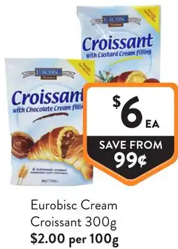 Foodworks Eurobisc Cream Croissant offer