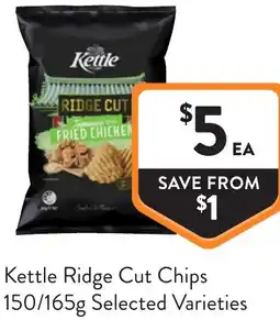 Foodworks Kettle Ridge Cut Chips offer