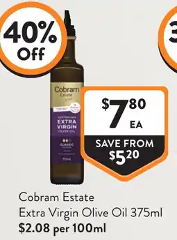 Foodworks Extra Virgin Olive Oil offer