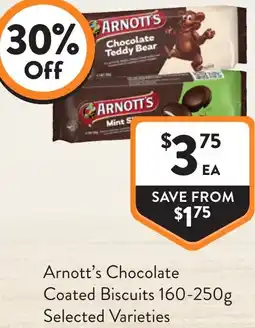 Foodworks Arnotts Chocolate Coated Biscuits offer