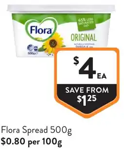 Foodworks Flora Spread offer