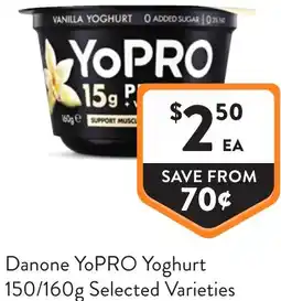 Foodworks Danone yopro yoghurt offer