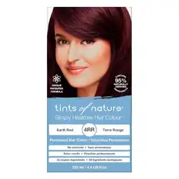healthylife Tints of Nature 4RR Earth Red Permanent Hair Colour offer