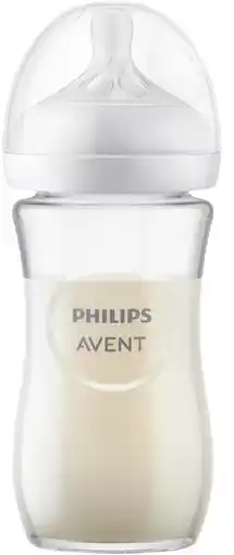 healthylife Avent Natural Response Baby Glass Bottle 240ml offer