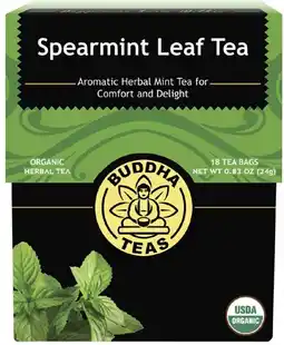 healthylife Buddha Teas Organic Herbal Tea Bags Spearmint Leaf Tea offer