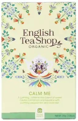 healthylife English Tea Shop Organic Wellness Tea Calm Me 20 Teabags offer