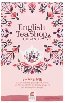 healthylife English Tea Shop Organic Wellness Tea Shape Me 20 Teabags offer