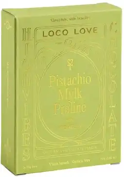 healthylife Loco Love Twin Pistachio Mylk Praline Chocolate Bar offer