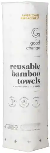 healthylife Good Change Store Reusable Bamboo Towels 20 Sheets offer