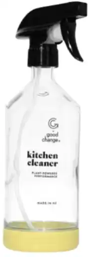 healthylife Good Change Store Glass Bottle with Spray Trigger Kitchen Cleaner offer