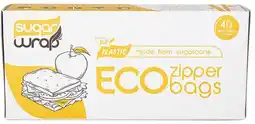 healthylife Sugarwrap Eco Zipper Bags Made from Sugarcane Small offer